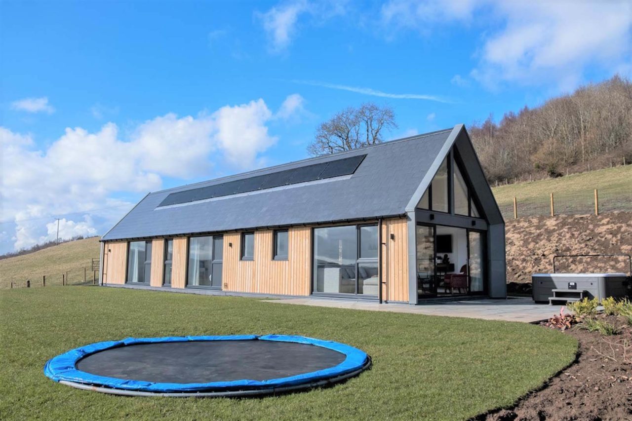 Modern Timber Framed Long House Project In Fife MWP Architects   Modern Longhouse Image 1 1280x853 