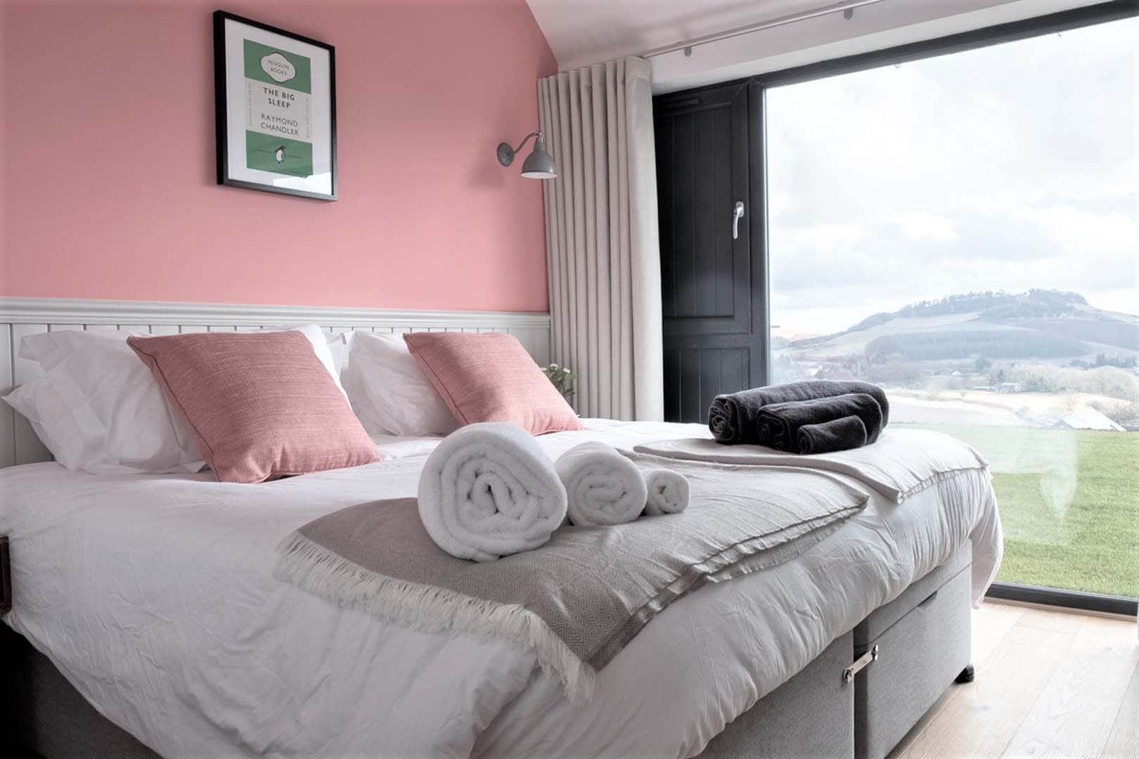 Modern Longhouse view of bedroom with view of surroundings outside