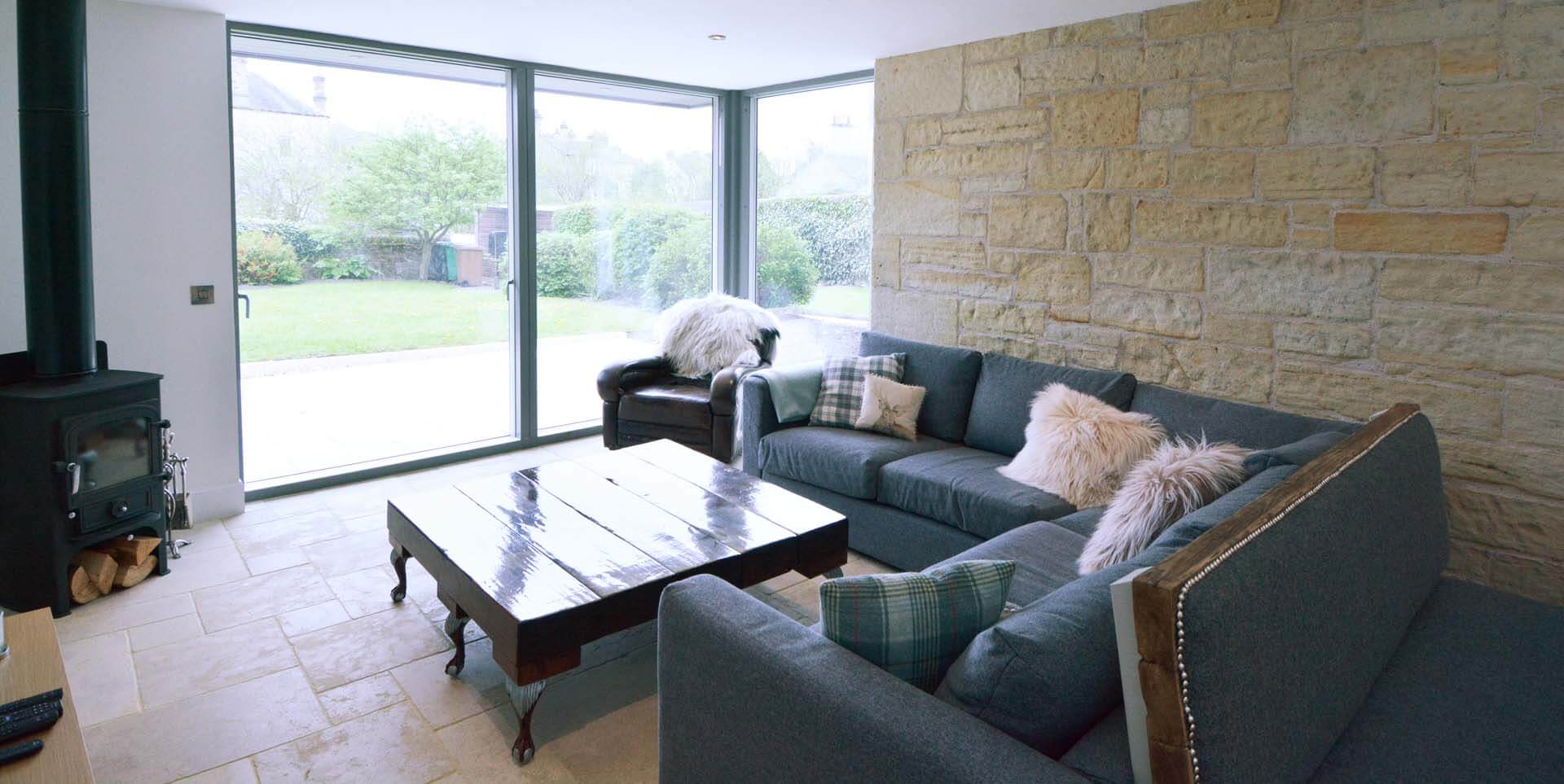 Refurb and Extension Traditional Cottage Living Room