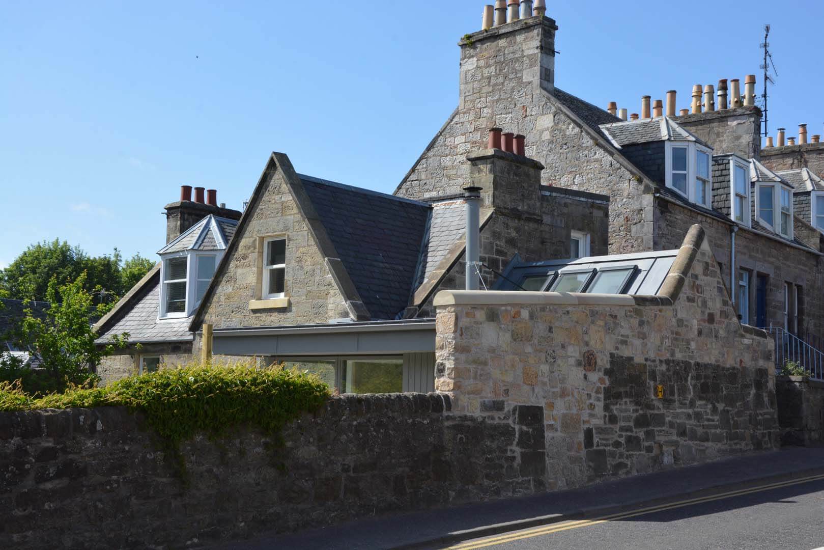 Refurb and Extension Traditional Cottage Outside Road view